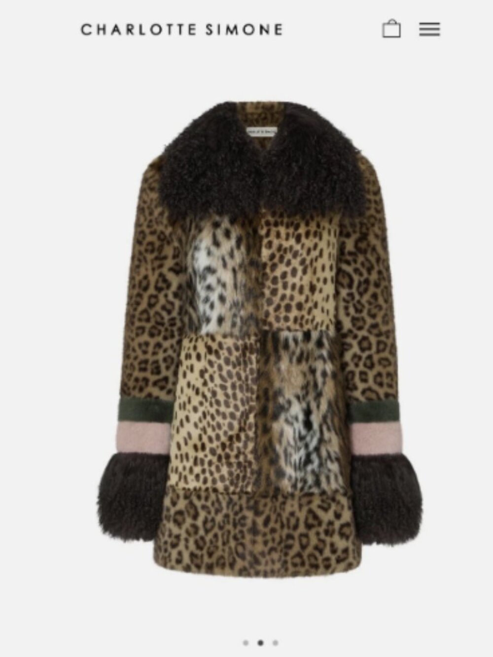 NWT Archival Charlotte Simone Melody Coat